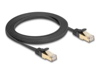 DeLOCK CAT 6a S/FTP 2m Patchkabel Sort