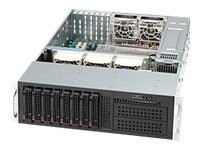 Supermicro SC835 TQC-R1K03B Rackversion Udvidet ATX Strømforsyning Sort