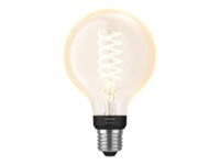 Philips Hue White LED-filament-lyspære 7W 550lumen 2100K Varmt hvidt lys