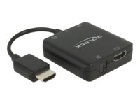 DeLOCK HDMI Audio Extractor 4K 60 Hz compact HDMI audio signal-udtræk
