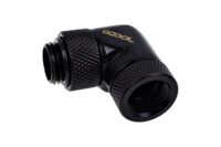 Alphacool Eiszapfen Connector Series Flydende kølesystem vinklet fitting-adapter 1-pack Sort