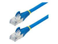 StarTech.com 2m CAT6a Cable - Blue - Low Smoke Zero Halogen (LSZH) - 10GbE 500MHz 100W ++ Snagless RJ-45 w/Strain Reliefs S/FTP Network Patch Cord CAT 6a S/FTP 2m Patchkabel Blå