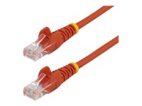 StarTech.com 5m Red Cat5e / Cat 5 Snagless Patch Cable 5 m CAT 5e Ikke afskærmet parsnoet (UTP) 5m Netværkskabel Rød