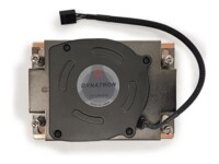 Inter-Tech A-52 CPU Køler 1-pack Sort Grå Orange 80 mm
