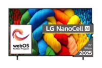 LG NanoCell AI NANO80 75NANO80A3B TV 75' 4K Ultra HD Sort