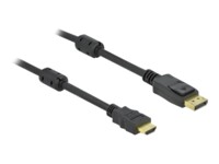 Delock Videoadapterkabel 10m Sort