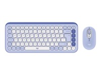 Logitech POP Icon Combo Sæt med mus og tastatur Saks Trådløs
