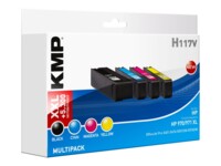 KMP MULTIPACK H117V Sort Gul Cyan Magenta Blæk