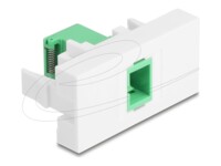 Delock Easy 45 Module SC Simplex female to SC Simplex female with laser protection flip inside green / white