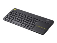 Logitech Wireless Touch Keyboard K400 Plus Tastatur Trådløs Belgisk