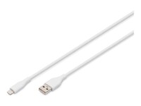 ASSMANN Lightning-kabel 1m Hvid