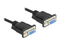 Delock Serielt kabel 5m Sort