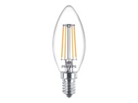 Philips LED Classic Candle LED-filament-lyspære 4.3W F 470lumen 2700K Varmt hvidt lys
