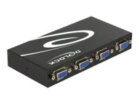 Delock Switch VGA 4 port manual bidirectional Sort