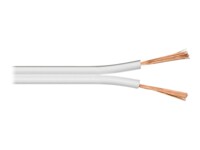 goobay Bulkhøjttalerkabel Hvid 100m