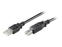 goobay USB-kabel 1m Sort