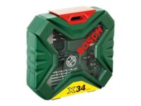 Bosch X-Line Classic Skruetrækker, borebit og sokkelsæt