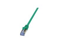 LogiLink PrimeLine CAT 6a SFTP, PiMF 25cm Patchkabel Grøn