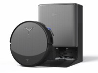 ECOVACS DEEBOT T90 PRO OMNI Schwarz Saug-Wisch-Roboter mit Reinigungsstation