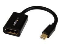 StarTech.com 6in Mini DisplayPort to DisplayPort Video Cable Adapter (MDP2DPMF6IN) DisplayPort kabel 15.2cm Sort