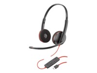 Poly Blackwire C3220 USB-C Kablet Høretelefoner Sort
