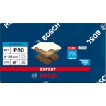 Bosch Schleifblatt C470,125mm K80,50x EXPERT