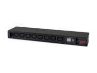 APC Metered Rack PDU AP7820B Strømfordelingsenhed 8-stik 12A Sort 1.98m