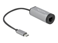 DeLock Netværksadapter USB-C 3.2 Gen 1 / Thunderbolt 3 1Gbps Kabling