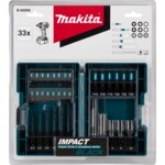 Makita Impact Black Skruetrækker, borebit og sokkelsæt 33 stk
