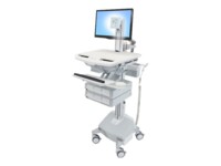 Ergotron StyleView Vogn med hjul LCD-display/tastatur/mus/CPU/notebook/kamera/scanner Op til 24'