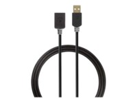 Nedis USB forlængerkabel 2m Sort