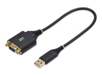 StarTech.com USB 2.0 / USB 1.1 USB / serielkabel 30cm Sort