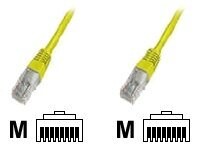 M-CAB CAT 5e Ikke afskærmet parsnoet (UTP) 3m Netværkskabel Gul