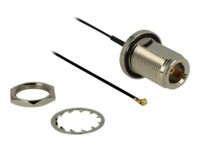 DeLOCK Antennekabel 13cm Sort Sort