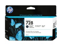 HP 728 Mat sort Blæk 3WX25A