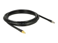 DeLOCK Antennekabel Koaksial 3m Sort Sort