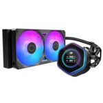 Cooler Master MasterLiquid 240 Atmos II LCD ARGB Vandkøler 1-pack Sort 120 mm