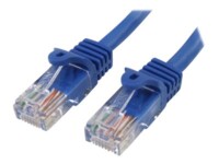 StarTech.com 1m Blue Cat5e / Cat 5 Snagless Patch Cable CAT 5e Ikke afskærmet parsnoet (UTP) 1m Patchkabel Blå
