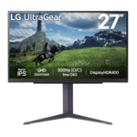 LG UltraGear 27GS85QX-B 27' 2560 x 1440 (2K) HDMI DisplayPort 200Hz Pivot Skærm