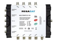 Megasat Multiswitch 5/8 Satelit / jordisk signal multikontakt Sølv