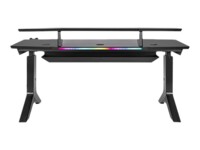 Thermaltake ARGENT P900 Smart Sidde/stå-skrivebord Stål Sort Gaming
