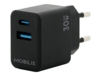 Mobilis Adapter 30Watt 1xUSB-A 2.0 1xUSB-C