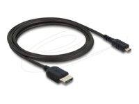 Delock HDMI-kabel 2m Sort