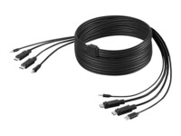 Belkin Secure KVM Combo Cable Tastatur- / mus- / video- / lydkabel