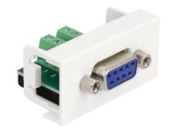 Delock Easy 45 Module D-Sub 9 pin female to 10 pin Terminal Block 22.5 x 45 mm
