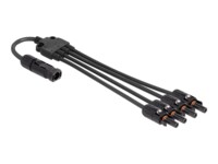 DeLOCK DL4 (male) - DL4 (female) Sort 50cm Solkabel