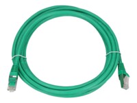 Extralink CAT 6 Kabel med folie og kobberfletning (FTP) 3m Patchkabel Grøn