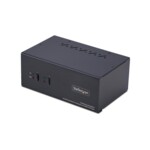 StarTech.com 2-Port Dual-Monitor DisplayPort en HDMI KVM Switch, 4K 60Hz KVM / audio / USB switch
