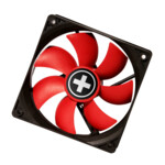 Xilence Performance C Series XPF120.R Fan 1-pack Sort Rød 120 mm