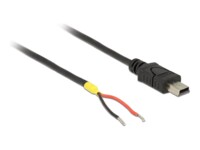 Delock USB-kabel 10cm Sort